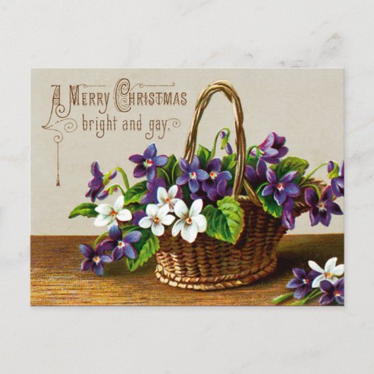 Een vrolijk kerstfeest, helder en gay feestdagenkaart (Voorkant)