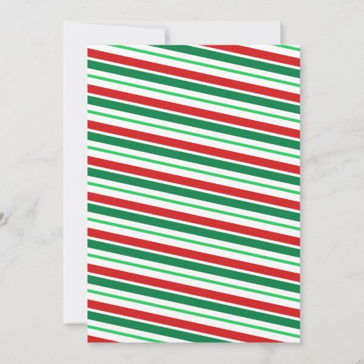 Een vrolijk kerstfeest kaart (Achterkant)