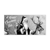 Een vrolijk kerstfeest rubberstempel (Afrduk)