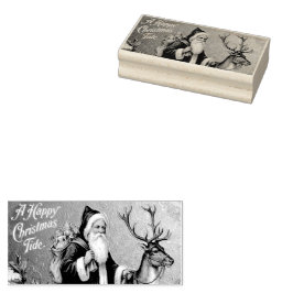 Een vrolijk kerstfeest rubberstempel