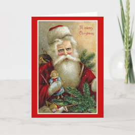 "Een vrolijk kerstfeest" Vintage Christmas Feestdagen Kaart