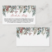 Een vrolijk klein Baby shower Boeken voor Baby Kaa Informatiekaartje (Voorkant / Achterkant)