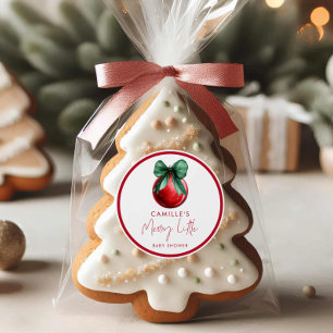 Een vrolijk klein Baby shower Sticker