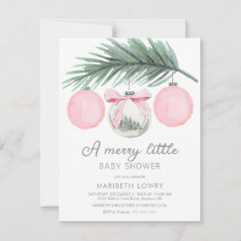 Een vrolijk klein Baby shower uitnodiging