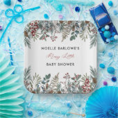 Een vrolijk klein Baby showers papier Bord (Feest)