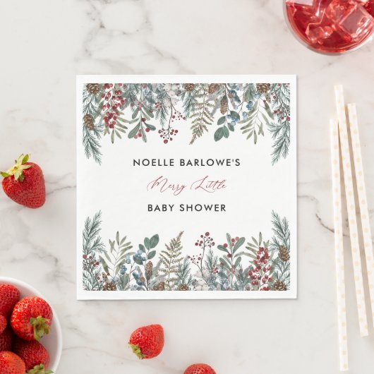 Een vrolijk klein Baby showers servetten (Insitu)