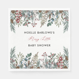 Een vrolijk klein Baby showers servetten