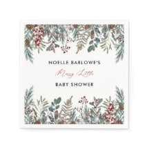 Een vrolijk klein Baby showers servetten