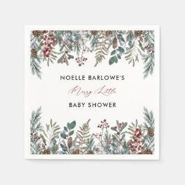 Een vrolijk klein Baby showers servetten