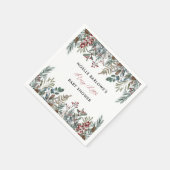 Een vrolijk klein Baby showers servetten (Hoek)