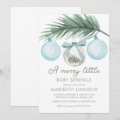 Een vrolijk klein Baby Sprinkle Boy Baby shower Kaart (Voorkant / Achterkant)