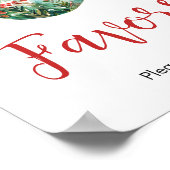 Een vrolijk klein kerst Baby shower gunsten Poster (Hoek)