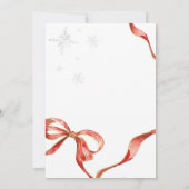 Een vrolijk klein kerst Baby shower Kaart (Achterkant)