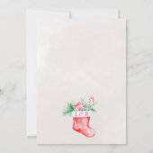 Een vrolijk klein Kerstboom-babyshower met de fees Kaart (Achterkant)