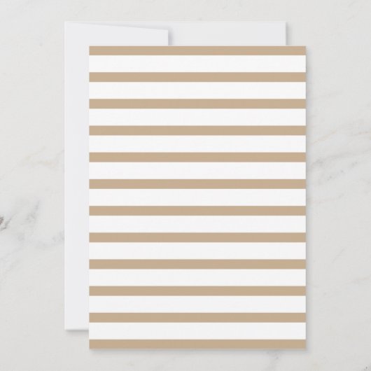 Een vrolijk klein kerstfeest, rood & ivoor, Baby s Kaart (Achterkant)