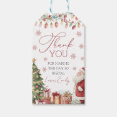 Een vrolijk klein verjaardagscadeautag cadeaulabel (Voorkant)