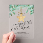 Een vrolijk klein Vrijgezellenfeest Acryl Uitnodigingen (Insitu (Draagbaar))