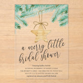 Een vrolijk klein Vrijgezellenfeest Acryl Uitnodigingen (Voorkant)