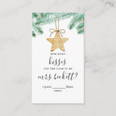 Een vrolijk klein Vrijgezellenfeest raadt het kuss Informatiekaartje (Voorkant)