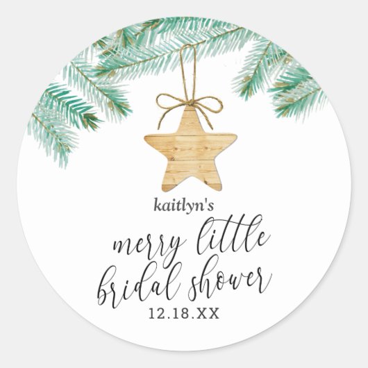 Een vrolijk klein Vrijgezellenfeest Ronde Sticker (Voorkant)