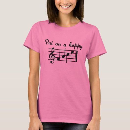 Een vrolijk liedje t-shirt (Voorkant)
