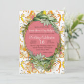 Een vrolijk optimisme feest kaart (Staand voorkant)