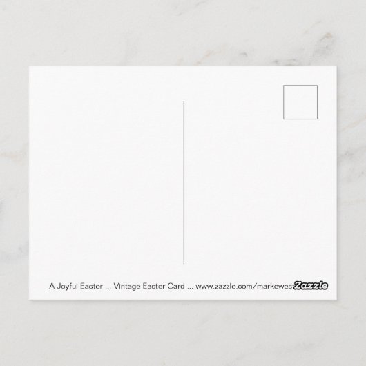 Een vrolijk Pasen...  paasKaart Briefkaart (Achterkant)