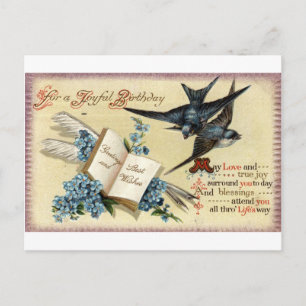 Een vrolijk rapport uit 1913 van de Birthday Briefkaart