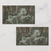 Een vrolijk rondje met een  blik visitekaartje (Voorkant / Achterkant)