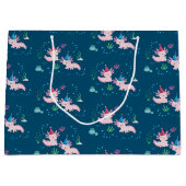 Een vrolijke Axolotl verjaardag Groot Cadeauzakje (Voorkant)