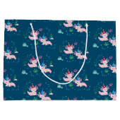 Een vrolijke Axolotl verjaardag Groot Cadeauzakje (Achterkant)