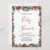 Een vrolijke baby shower uitnodiging (Voorkant)