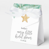 Een vrolijke bruids douche bedankdoosjes (Voorkant Zijde)