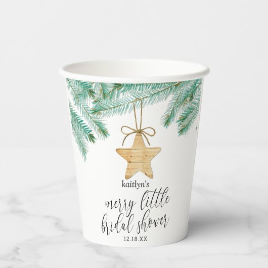 Een vrolijke bruidschare-uitnodiging papieren bekers (Achterkant)