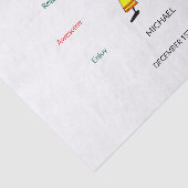 Een vrolijke en Geweldige reggae danser Tissuepapier (Detail)