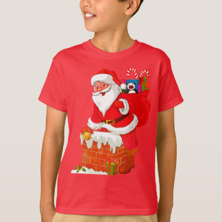 Een vrolijke en kind-vriendelijke kerst t-shirts. t-shirt