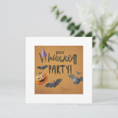 "Een vrolijke Halloween!" Kaart (Staand voorkant)