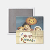 Een vrolijke Halloween magneet (Voorkant / Achterkant)