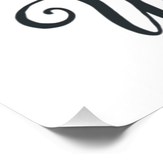 Een vrolijke heks op een bezemsteel perfect poster (Hoek)