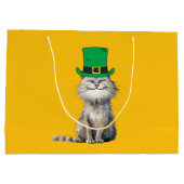 Een vrolijke Ierse kat Groot Cadeauzakje (Achterkant)
