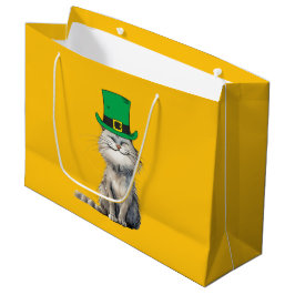 Een vrolijke Ierse kat Groot Cadeauzakje