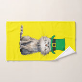 Een vrolijke Ierse kat Handdoek (Handdoek)