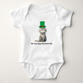 Een vrolijke Ierse kat Romper (Voorkant)