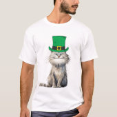 Een vrolijke Ierse kat T-shirt (Voorkant)