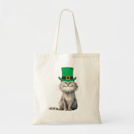 Een vrolijke Ierse kat Tote Bag