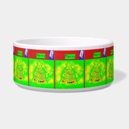 Een vrolijke keramische dierenkom voerbakje