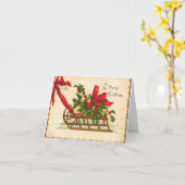 een vrolijke kerst Kaart (Gele Bloem)