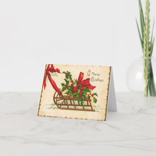  een vrolijke kerst Kaart (Voorkant)