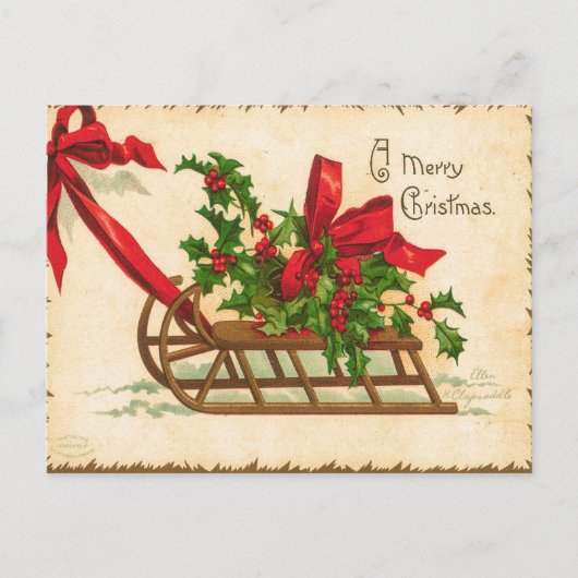  een vrolijke kerst Kaart (Voorkant)