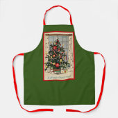 Een vrolijke kerst,  ontwerp, schort (Voorkant)